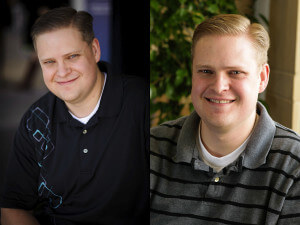 Here you have before and after. 4 months, 37 lbs. Oddly enough, both were taken at SalesForce conferences.