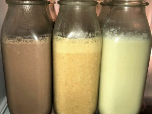 keto chow in fridge