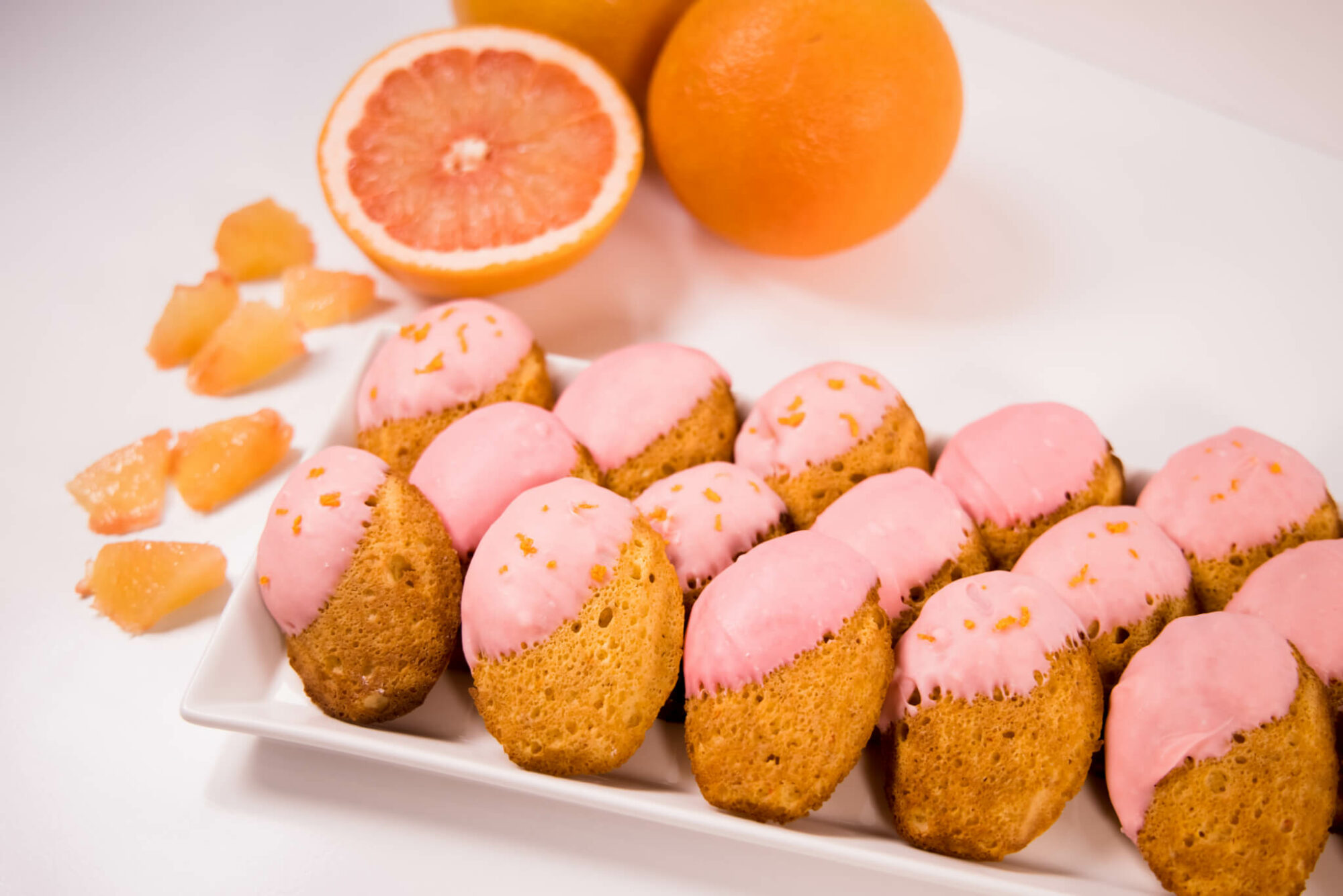 grapefruit madeleines