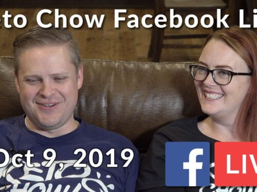 Thumbnail of Keto Chow Facebook Live recording from October 8