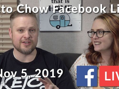 Keto Chow weekly Facebook LIVE - November 5