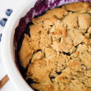 Snickerdoodle Blueberry Cobbler