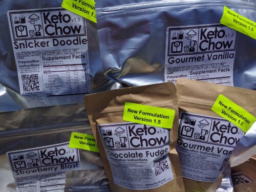 keto chow packaging