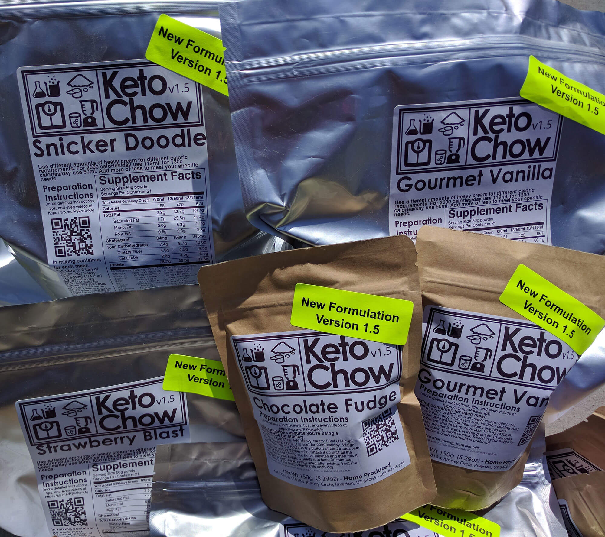 keto chow packaging