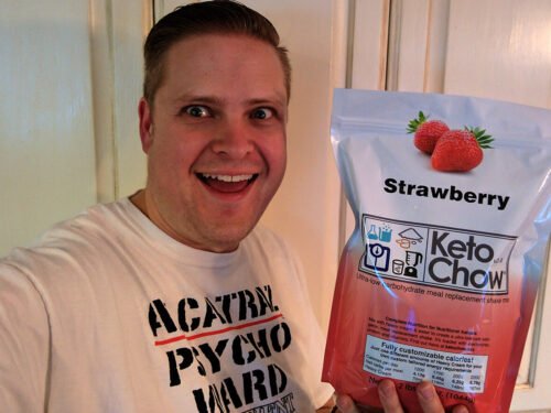 chris and strawberry Keto Chow