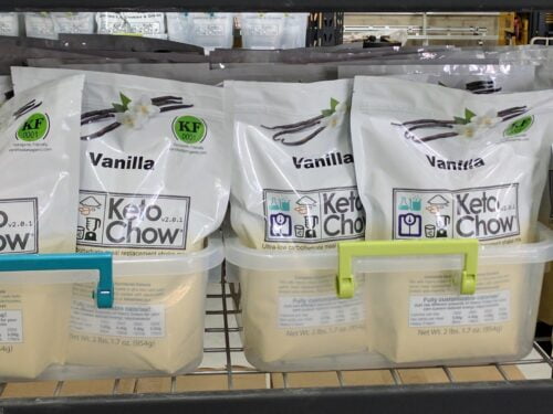 keto chow vanilla 21 meal bulk bags