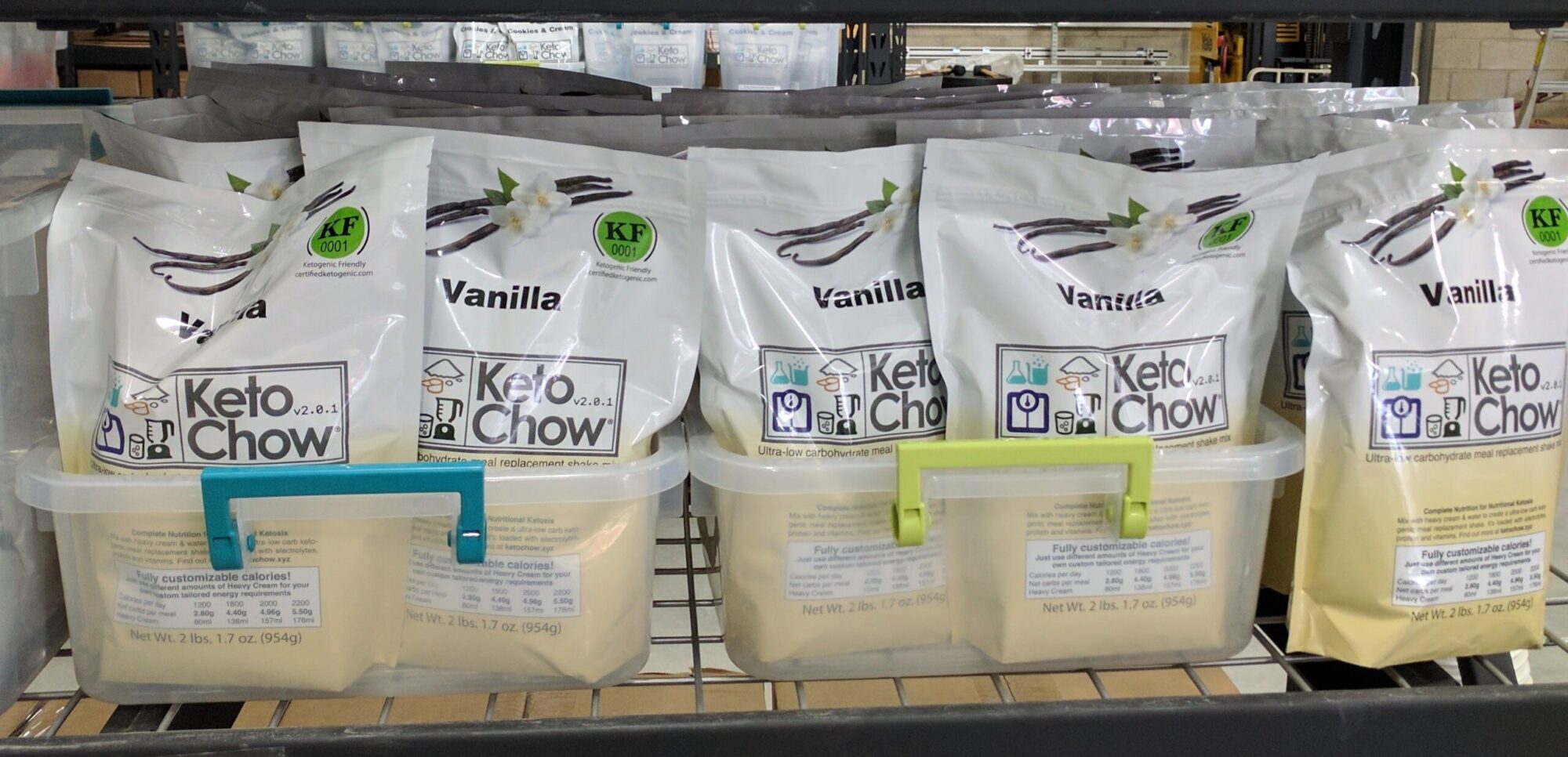 keto chow vanilla 21 meal bulk bags