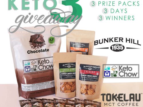 JULY Keto 3 Giveway