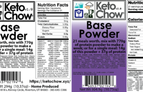base powder Nutritional facts. visit info.ketochow.xyz/nutrition