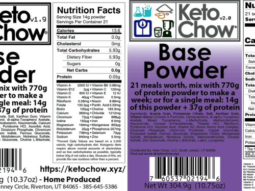 base powder Nutritional facts. visit info.ketochow.xyz/nutrition