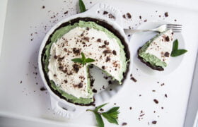 Holiday Recipe Challenge: Mint Chocolate Mousse Pie