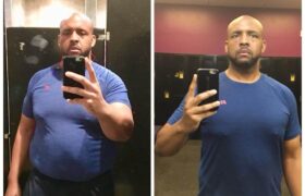 before and after Keto Chow testimonial pictures