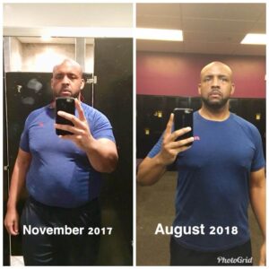 before and after Keto Chow testimonial pictures