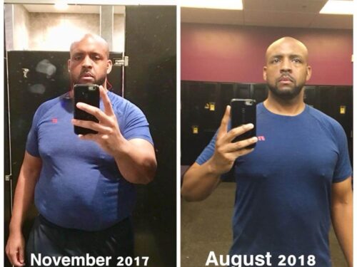 before and after Keto Chow testimonial pictures