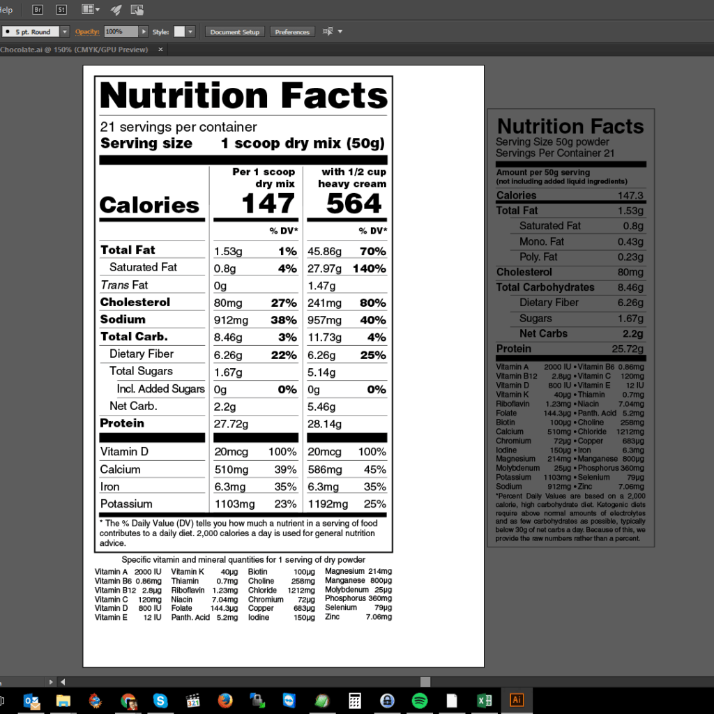 Nutritional facts. visit info.ketochow.xyz/nutrition