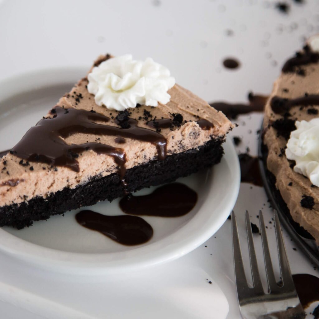 Mocha Pie With Chocolate Cookie Crust - Keto Chow