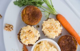 Orange-Carrot Cupcakes