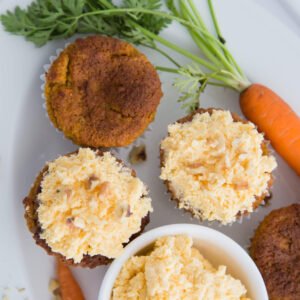 Orange-Carrot Cupcakes