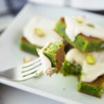 Pistachio Bars with Cream Cheese Frosting