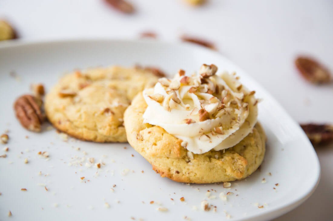 rum butter pecan cookies