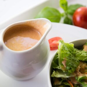 Creamy Tomato Basil Russian Dressing