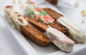 Festive Eggnog Biscotti