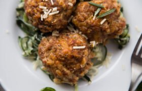 Tomato Basil Turkey Meatballs