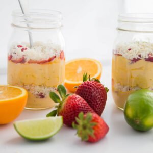 Tropical Orange Cream Parfaits