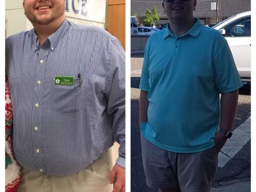 Tyler's Weight loss success