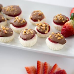 Banana Split Frozen Yogurt Bites