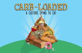 "carb loaded". a culture dying to eat