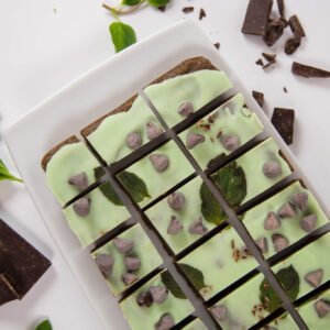 Chocolate Mint Fudge Fat Bombs