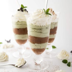 Chocolate Mint Parfaits