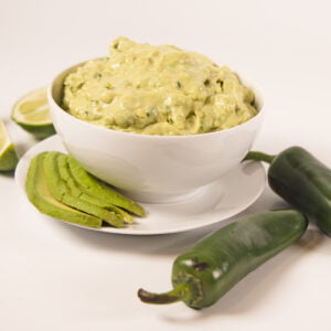 Spicy, Creamy Guacamole Dip