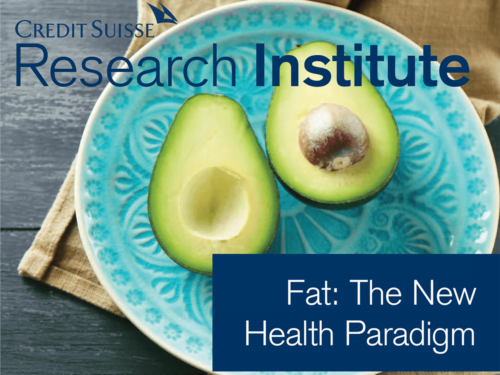 creditSuisse research institute. fat: the new health paradigm