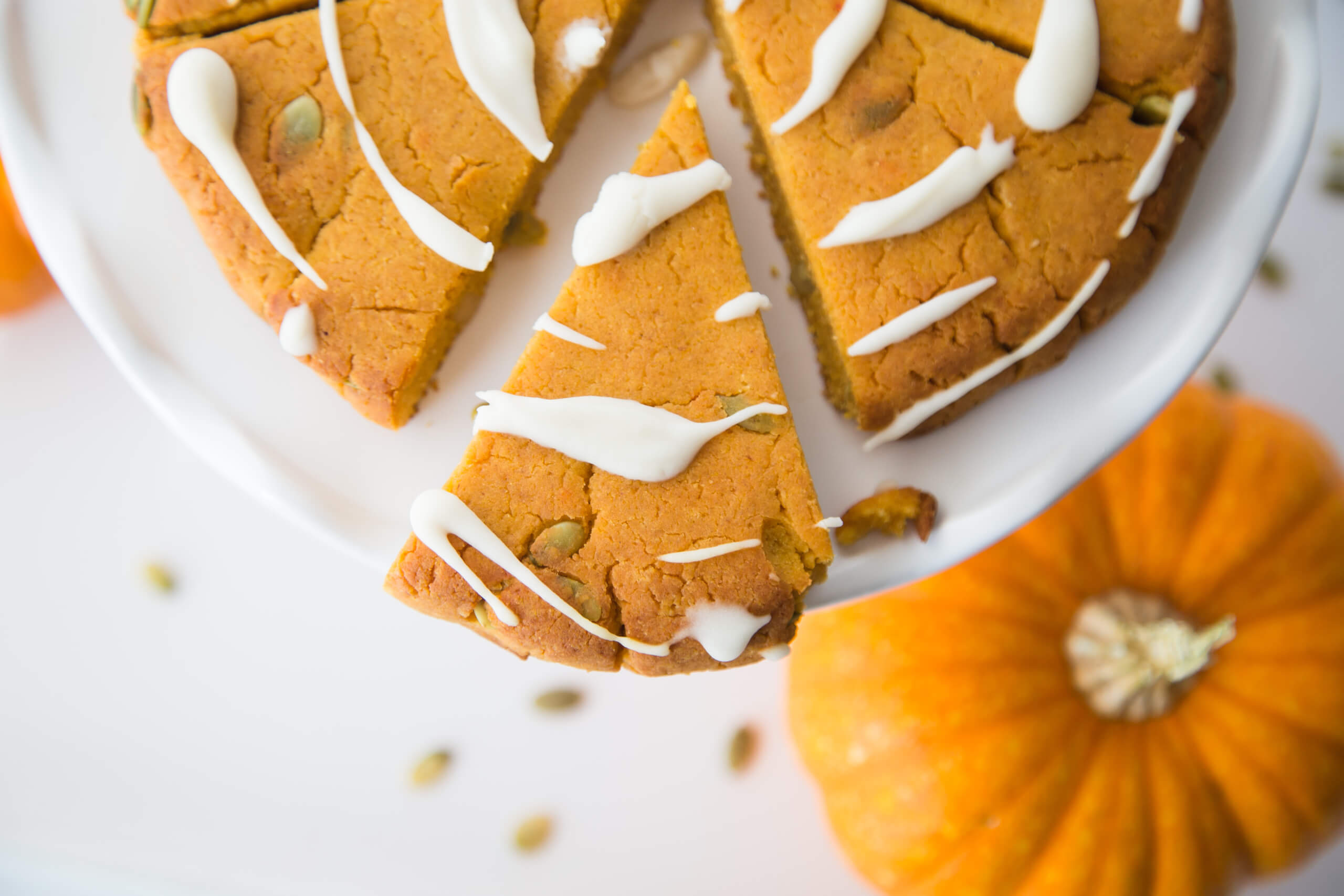 Glazed Double Pumpkin Scones