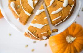 Glazed Double Pumpkin Scones