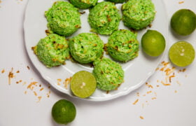 Key Lime Coconut Macaroons