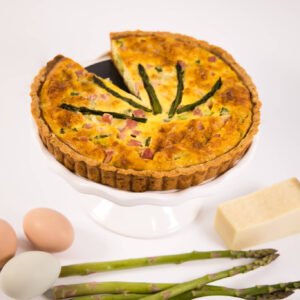 Leek and Asparagus Quiche