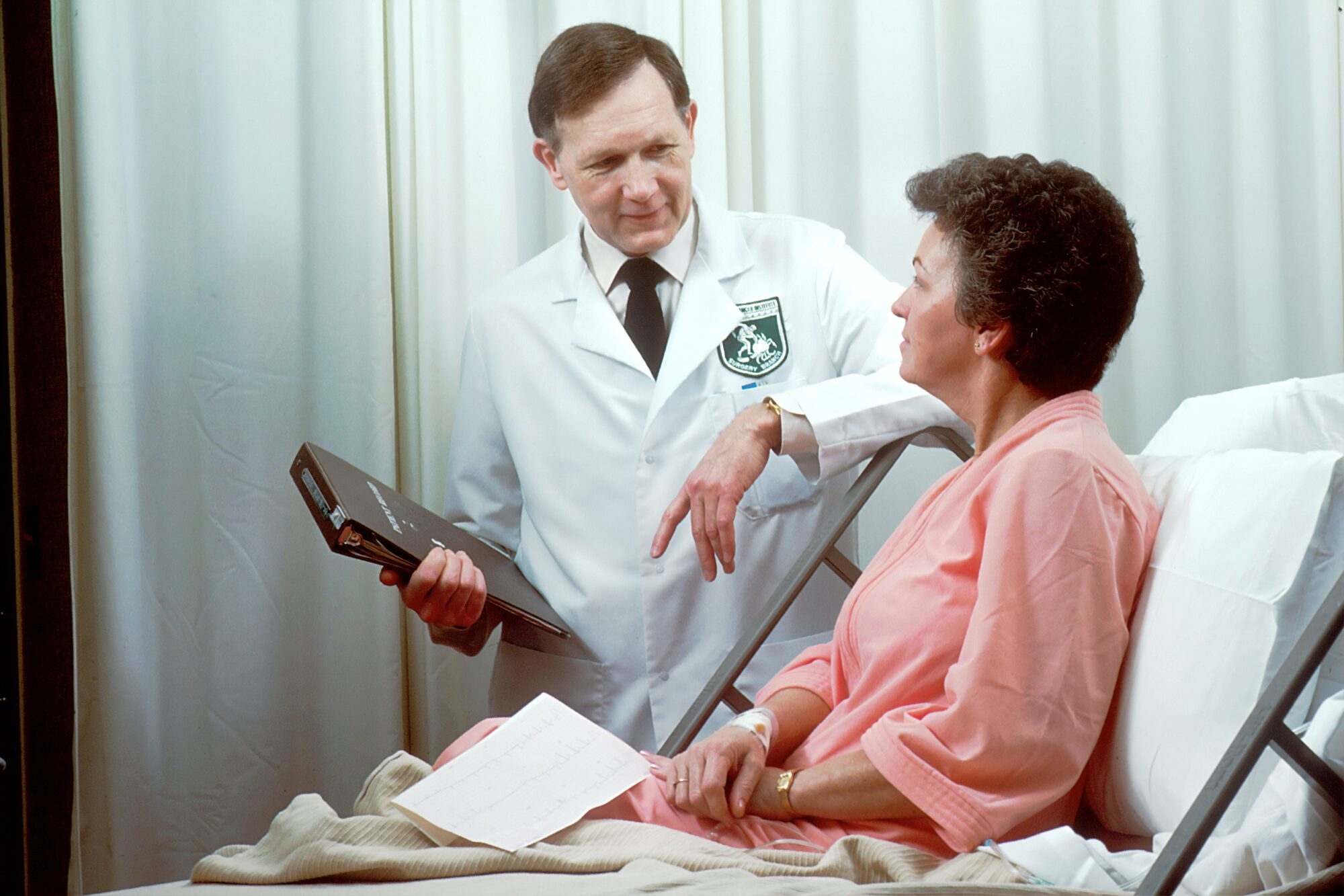 physician talking with patient