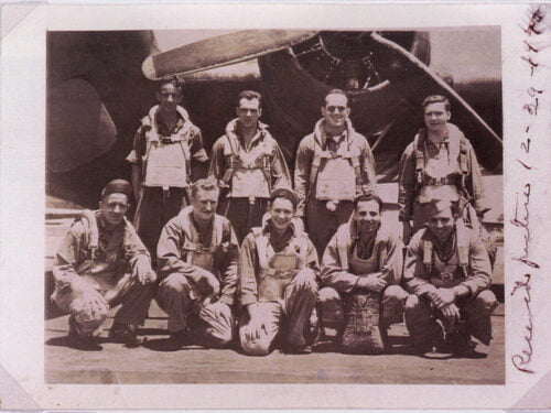 Leroy Dean Bair final air crew of B-17 "The Punched Fowl"