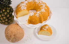 Pina Colada Pound Cake