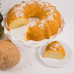 Pina Colada Pound Cake