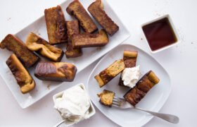 Holiday Recipe Challenge: Samantha Dillard's Pumpkin Caramel French Toast Sticks