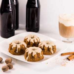 Root Beer Float Spice Cakes with Root Beer Glaze