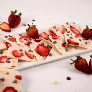 Strawberry White Chocolate Bark