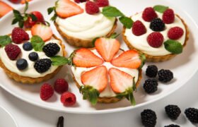 Vanilla Cream Tarts with Fresh Berries