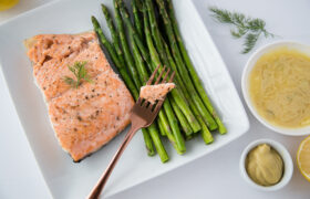 salmon with asparagus