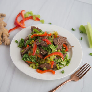 Beef with Stir Fried Vegetables