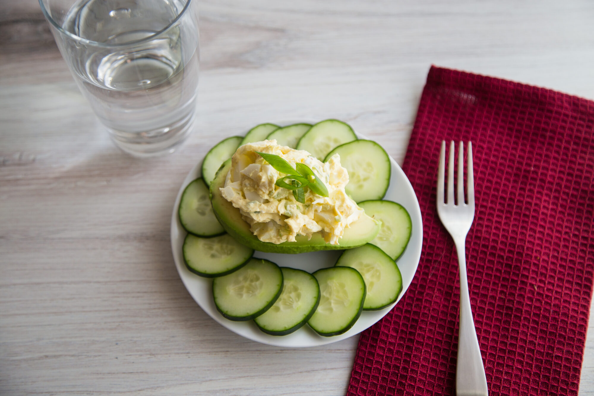 Avocado Egg Salad Cups